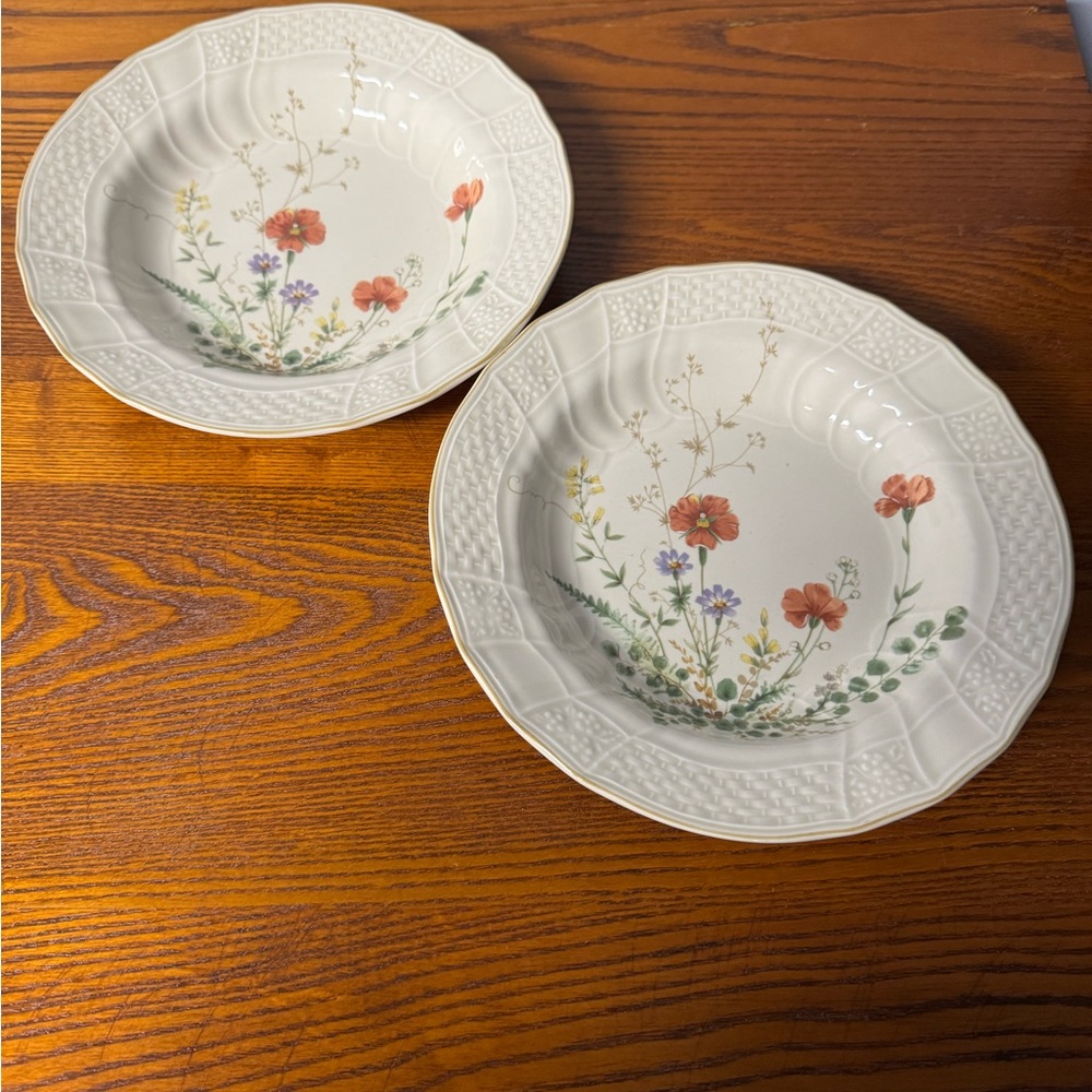Mikasa Margaux Fine Ivory 9” Bowls ~ Set of 2 D1006